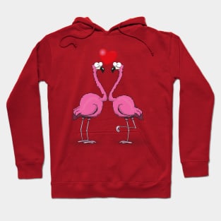 Love Flamingos Hoodie
